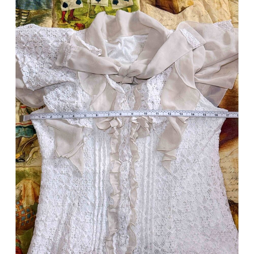 Liz Lisa Frill Ribbon Salopettes Axes Femme Blouse Jfashion Gyaru Himekaji Japan - Picture 10 of 16